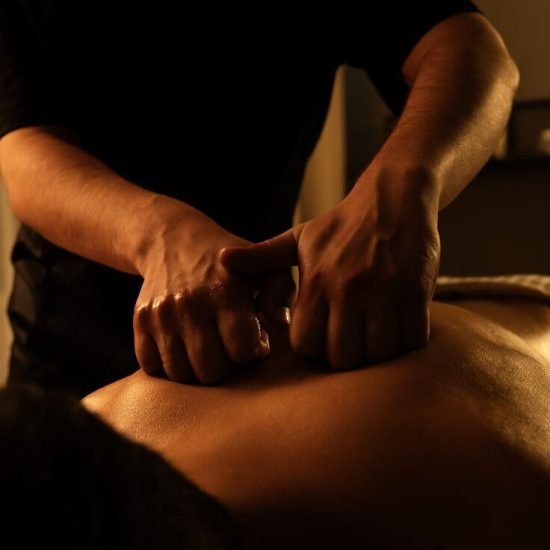 Съемка массажиста